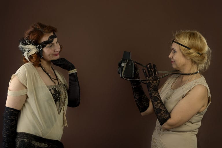 Agnieszka i Ewa – sesja „Lata dwudzieste”