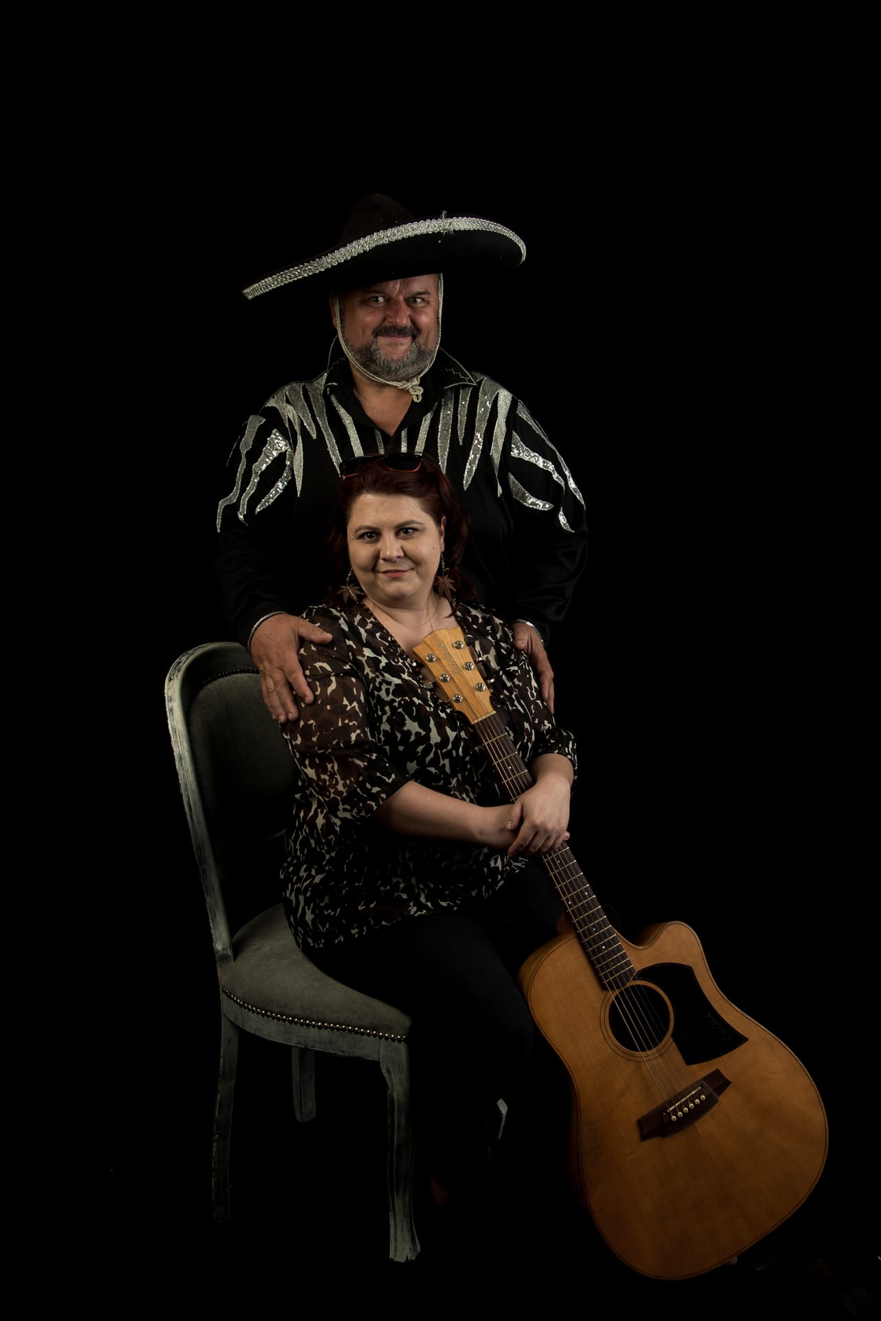 muzyczny duet – sesja zdjęciowa