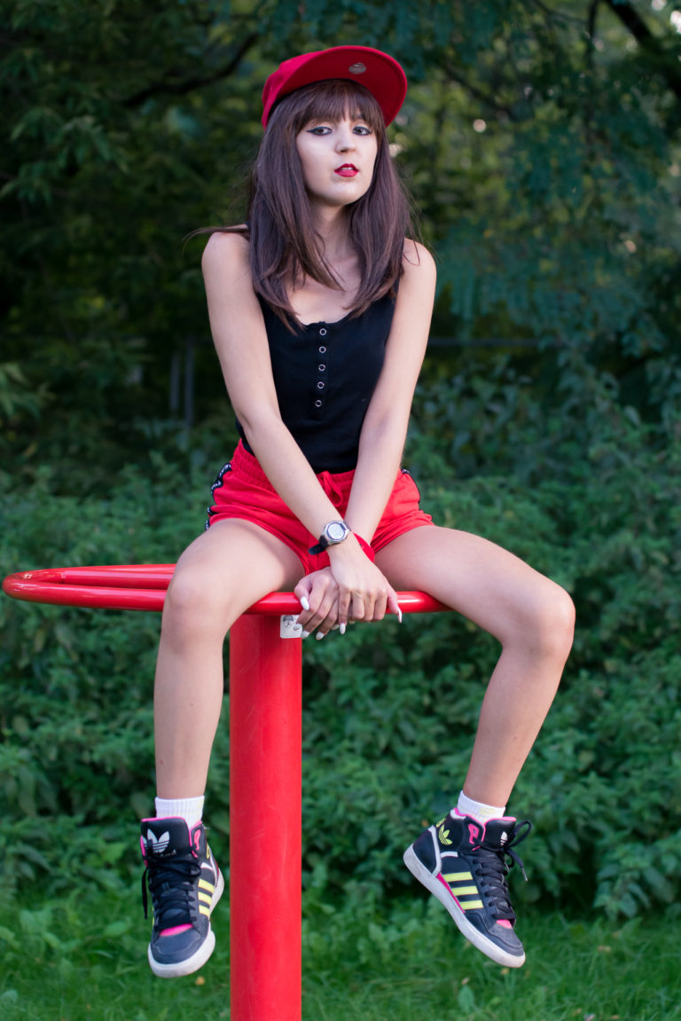 Patrycja na sportowo w plenerze