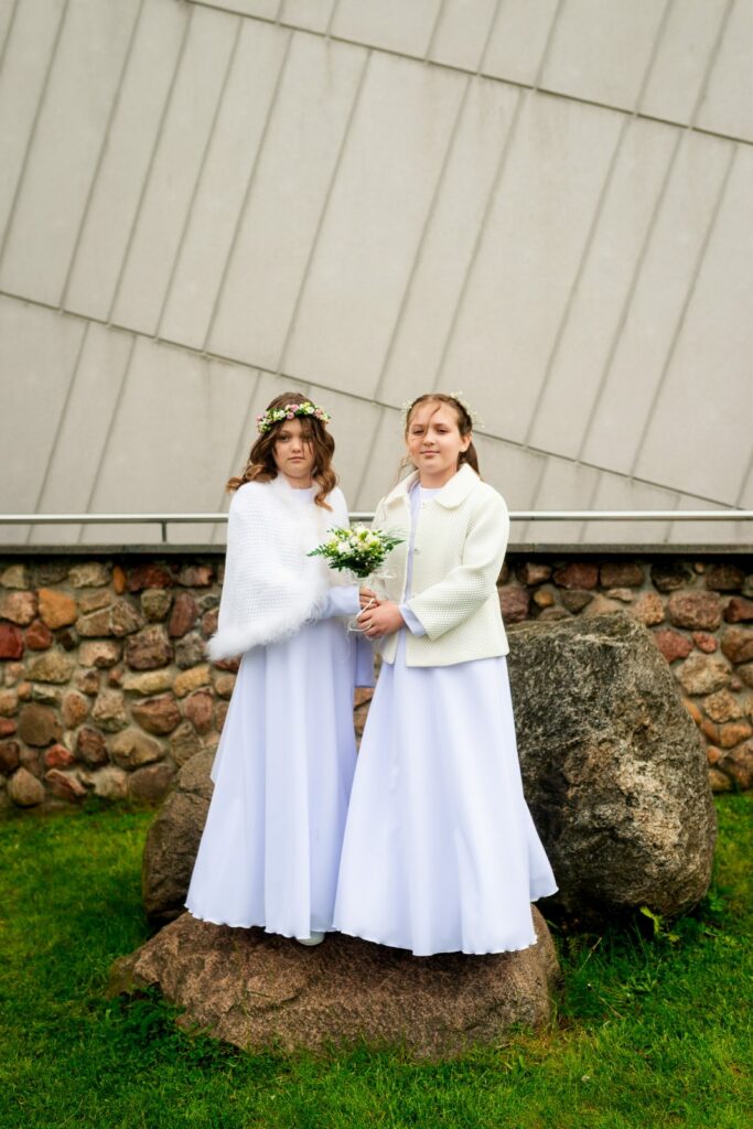 Reportaż z komunii, Warszawa - zdjęcia rodzinne