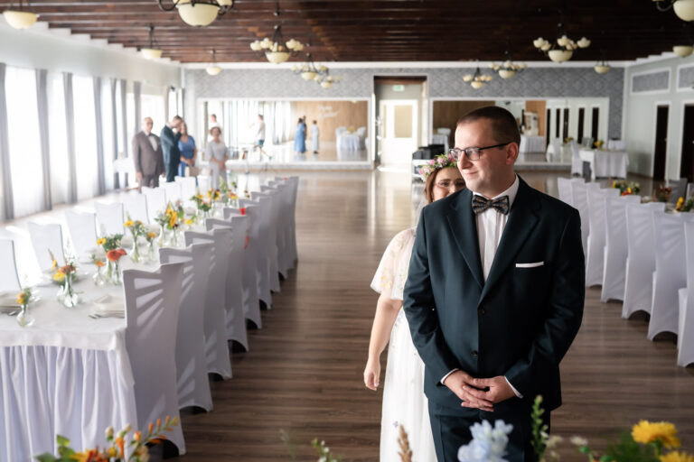 Reportaż ślubny Warszawa - first look