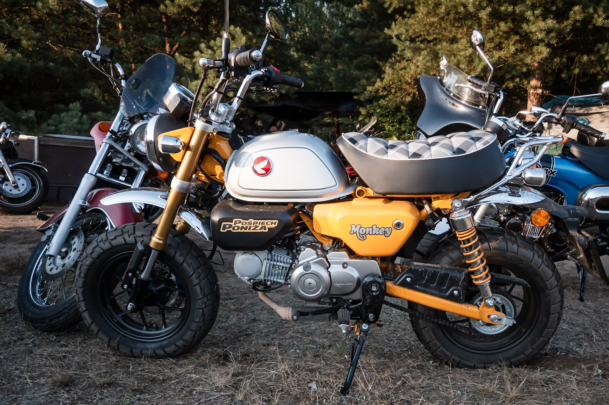 zlot motocyklowy Konopnica 2026 – Honda Monkey na zlocie