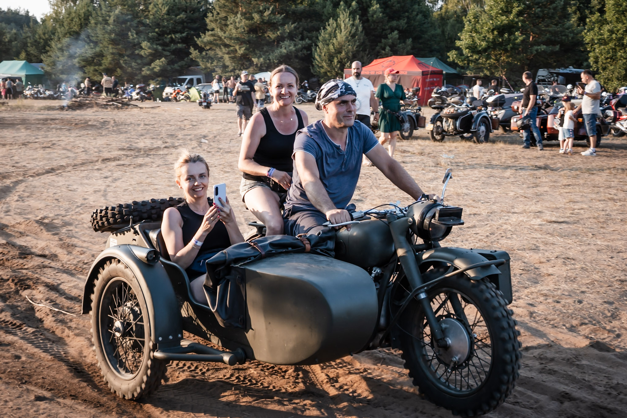 zlot motocyklowy Konopnica 2026 – motocykl z wózkiem bocznym